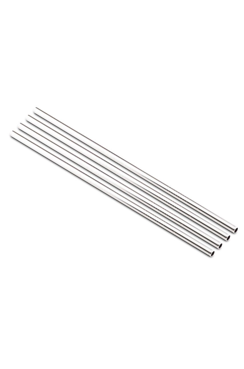 24bottles – Paie metalice pentru sticla termica Travel Tumbler Stainless Steel Straw 4-pack 24bottles