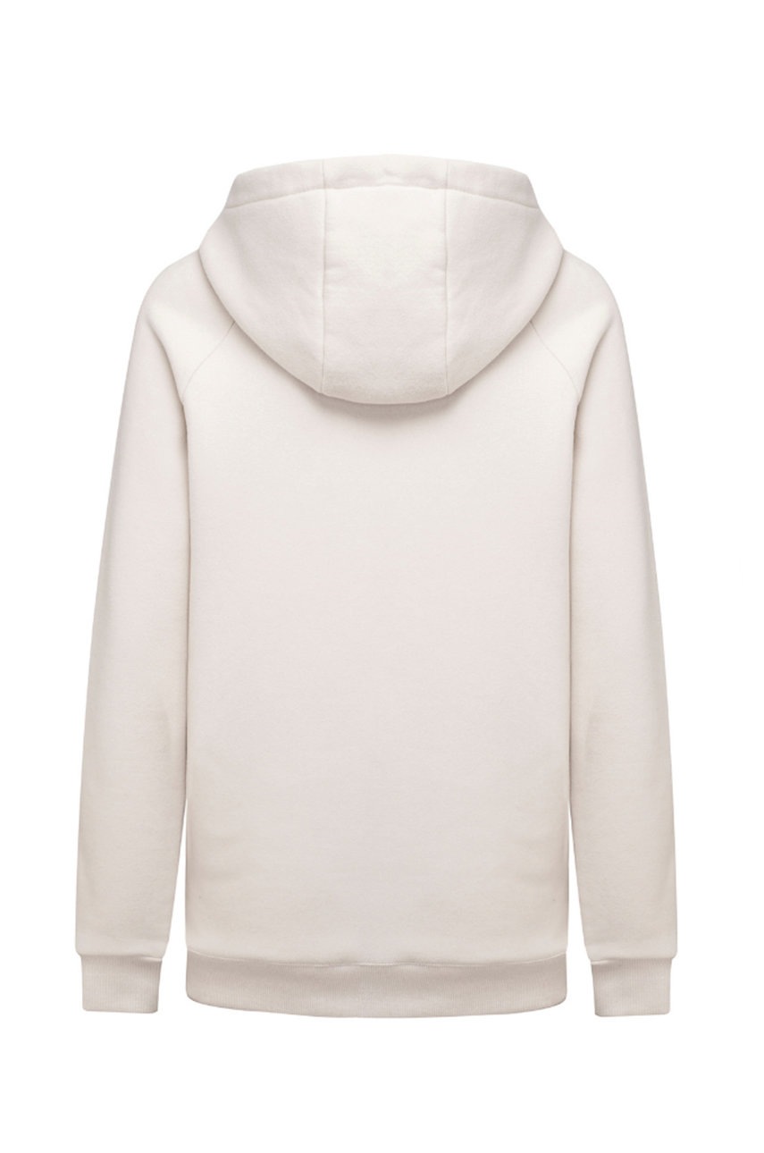 MUUV. pamut melegítőfelső Smooth Cotton krémszínű, női, sima termék 2. képe