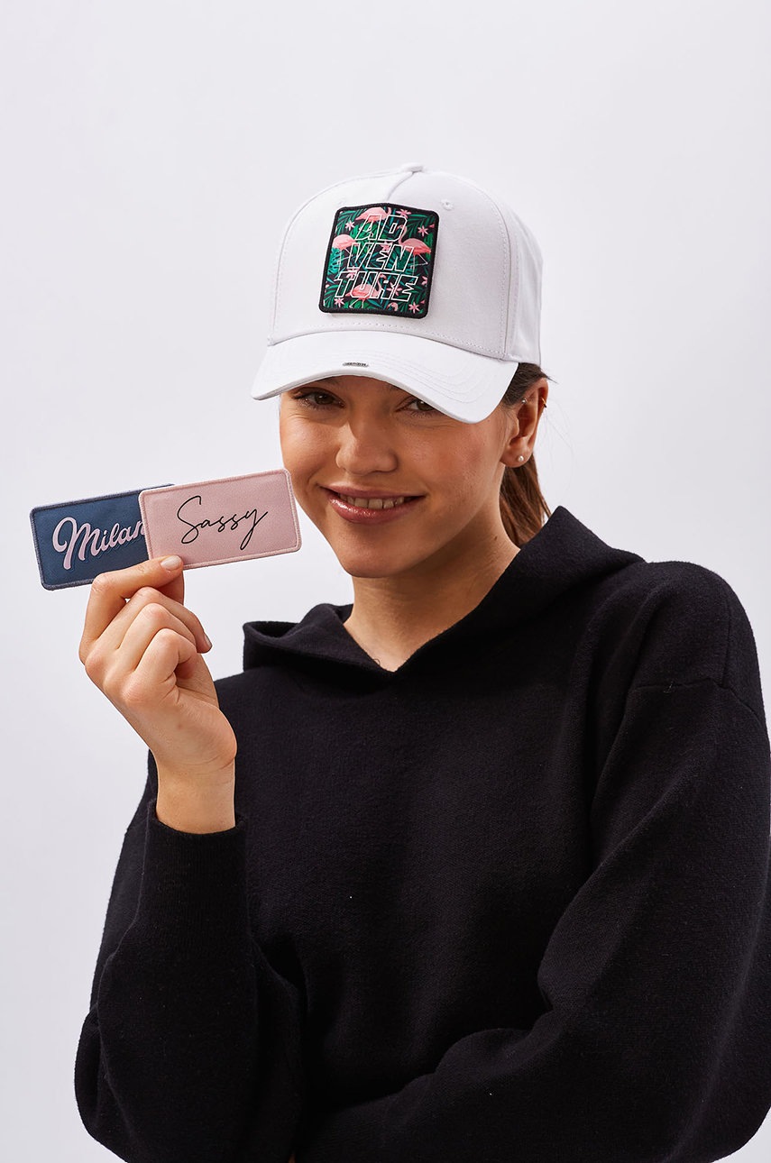 

Кепка Next generation headwear цвет белый с аппликацией