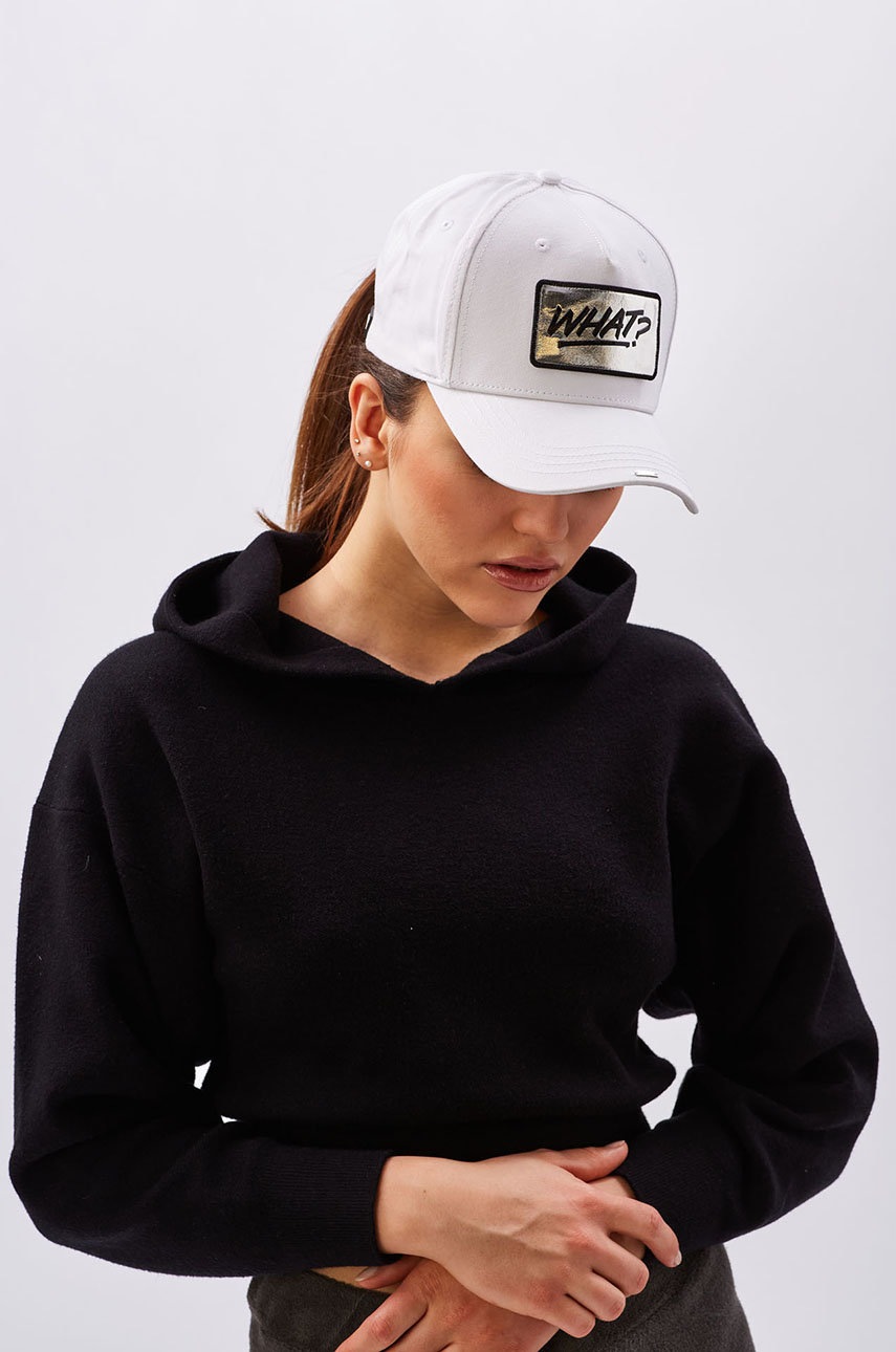 

Кепка Next generation headwear колір білий з аплікацією