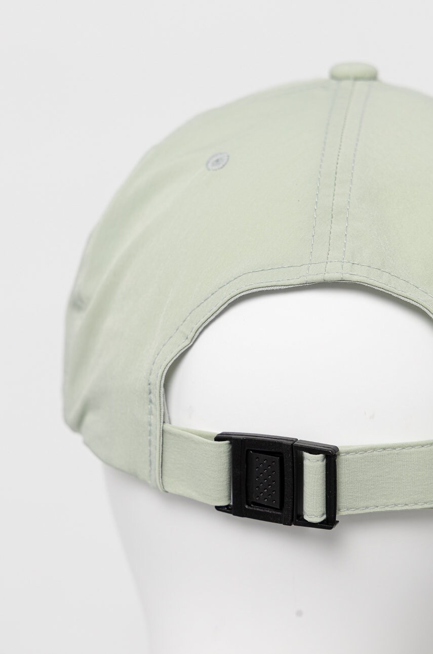 

Кепка Kangol колір зелений гладка