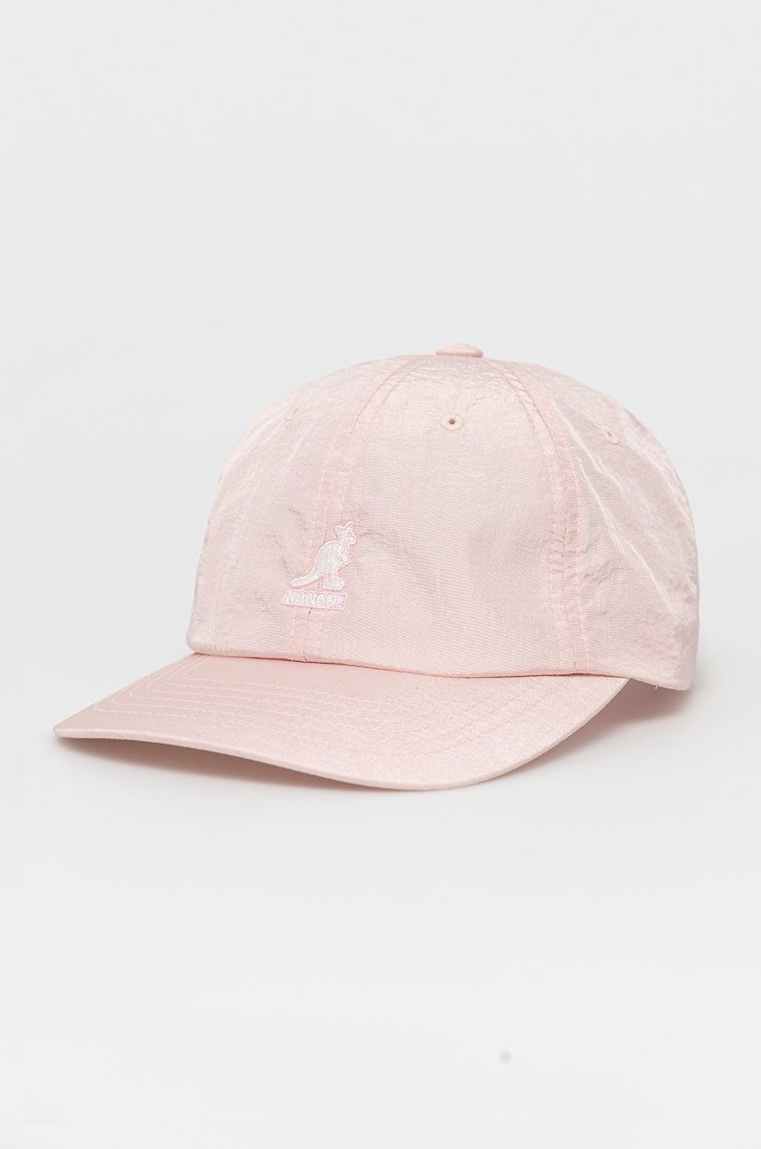 Kangol șapcă culoarea roz, material uni K5280.DR667-DR667
