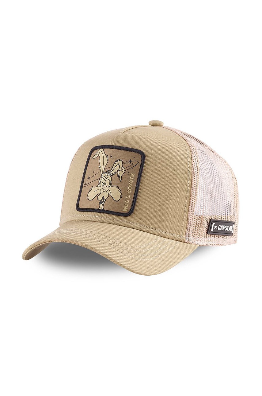 

Шапка Capslab x Looney Tunes в бежово с апликация CL/LOO8/1/CT/BUG2, Бежов