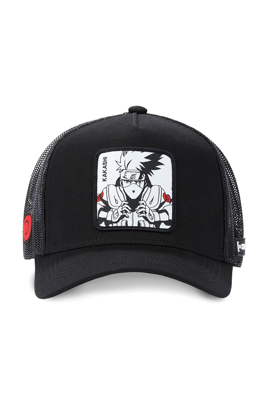 

Кепка Capslab Naruto колір чорний з аплікацією