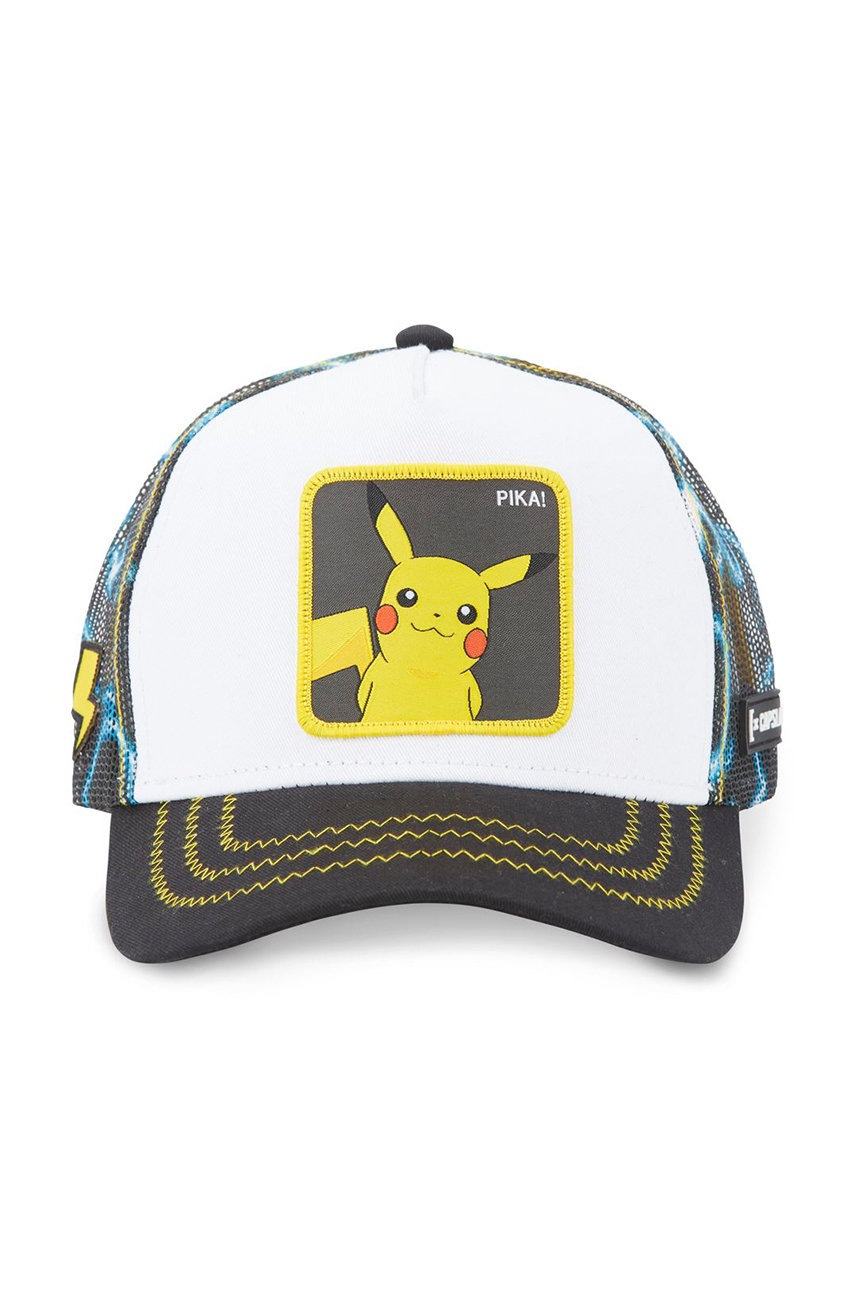 

Кепка Capslab Pokemon цвет белый с аппликацией