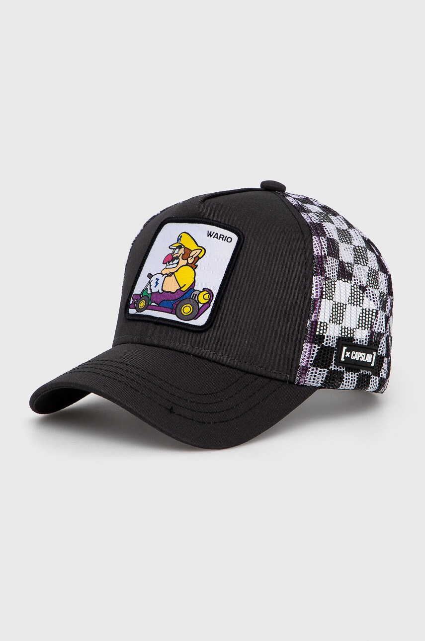 

Кепка Capslab Mario Kart цвет серый с аппликацией