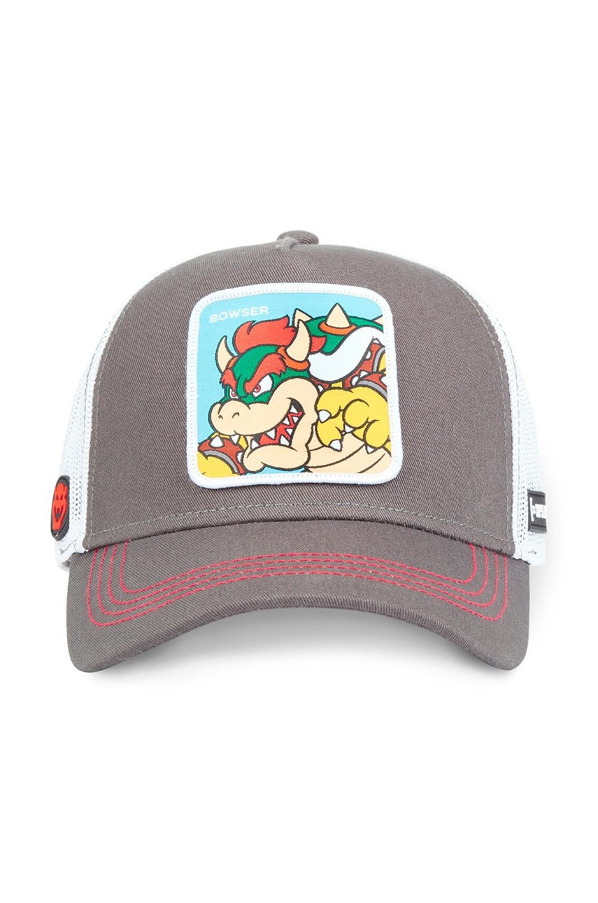 

Кепка Capslab Super Mario колір бежевий з аплікацією