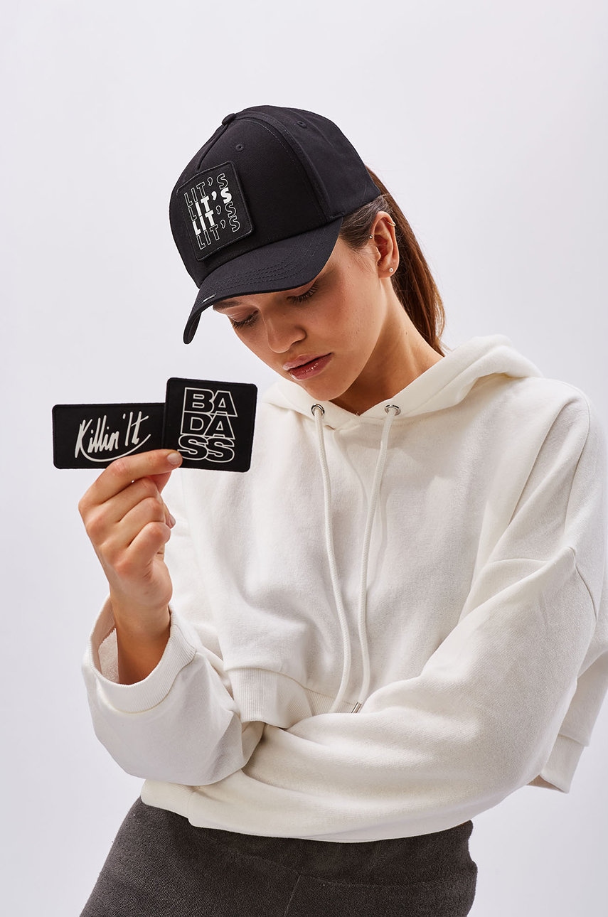 

Кепка Next generation headwear цвет чёрный с аппликацией