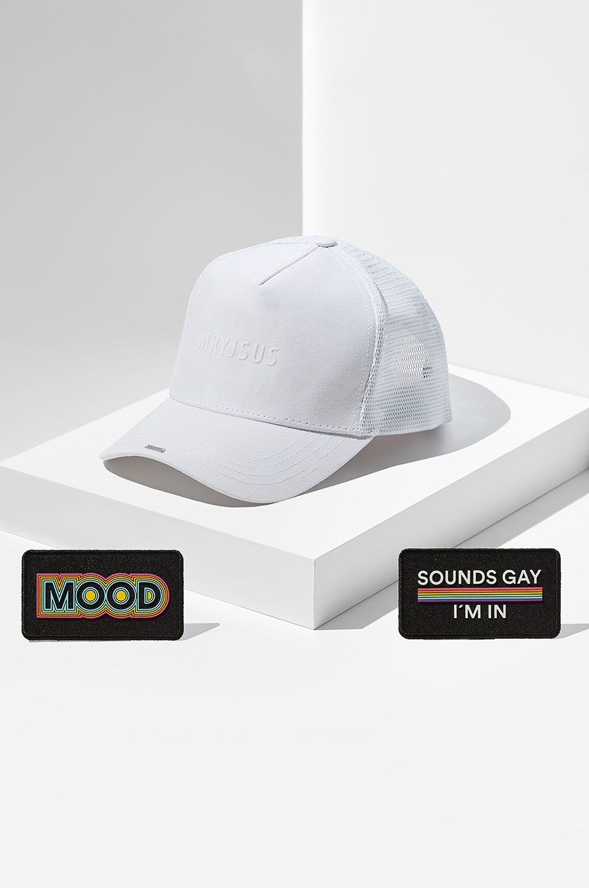 Next generation headwear Căciulă culoarea alb, cu imprimeu