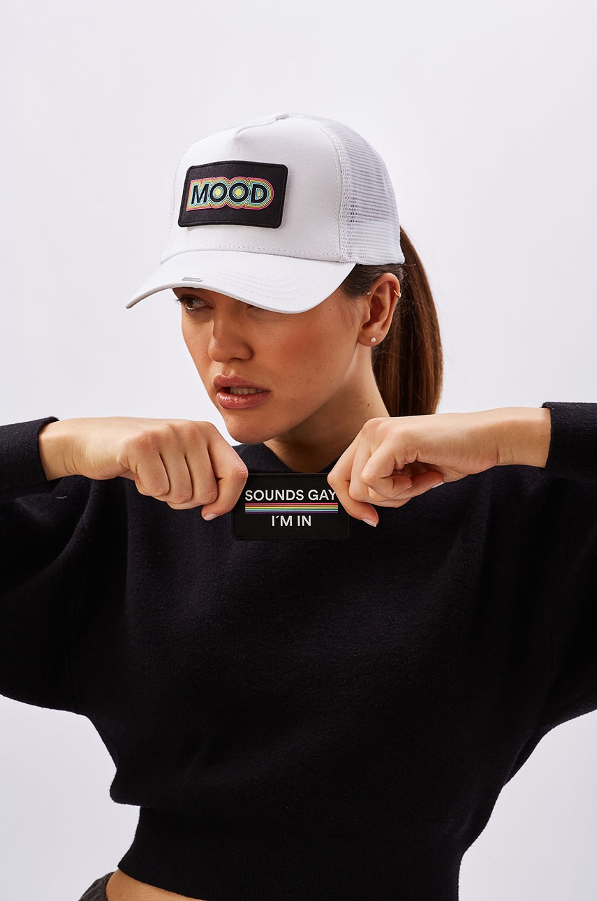 

Кепка Next generation headwear цвет белый с аппликацией