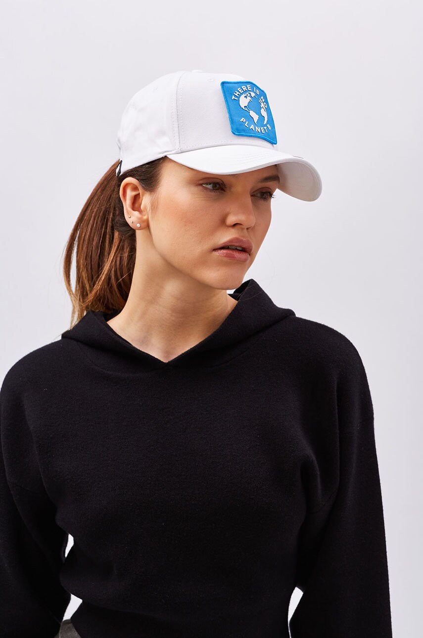 

Кепка Next generation headwear колір білий з аплікацією