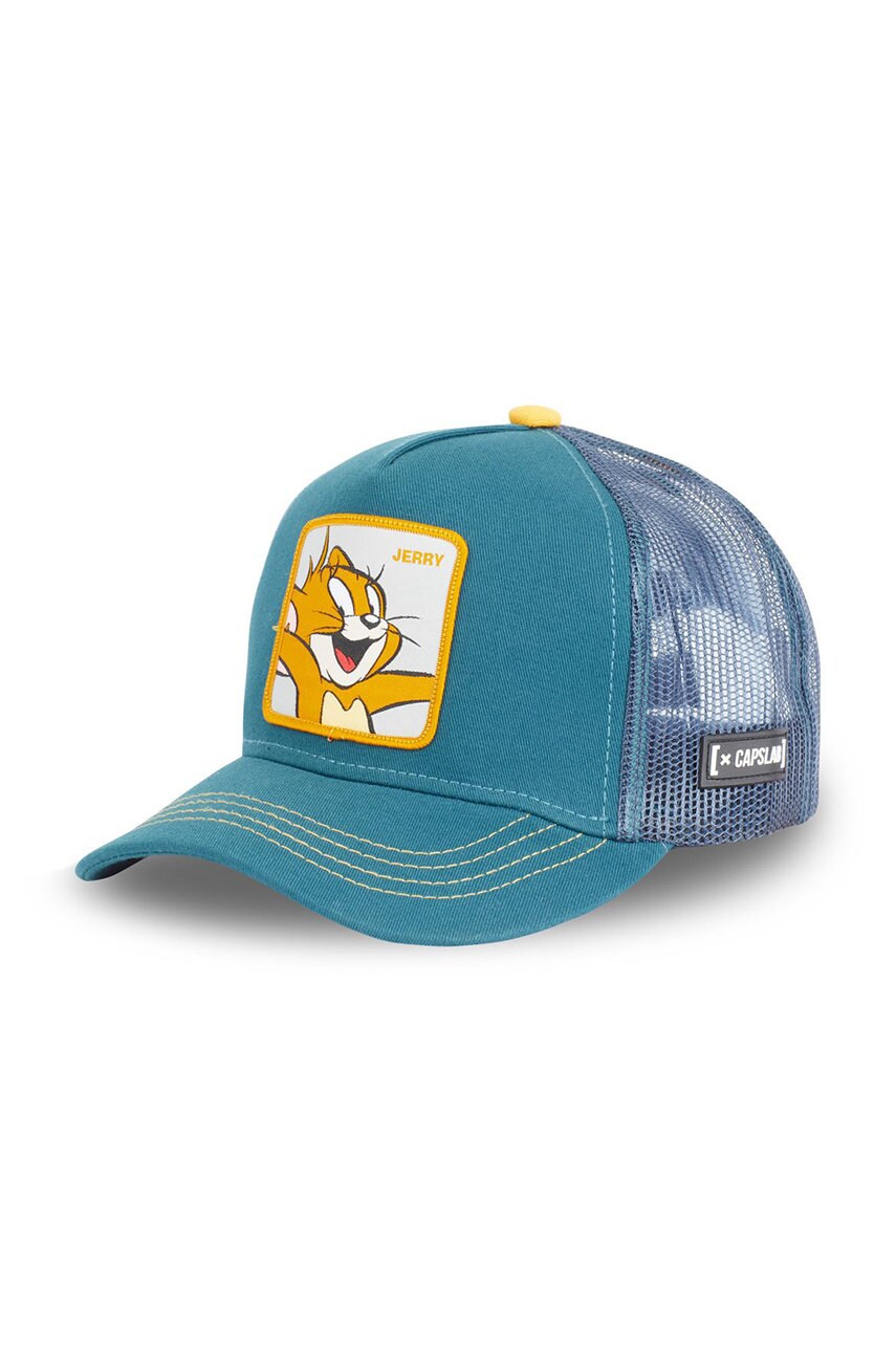

Кепка Capslab TOM & JERRY цвет зелёный с аппликацией