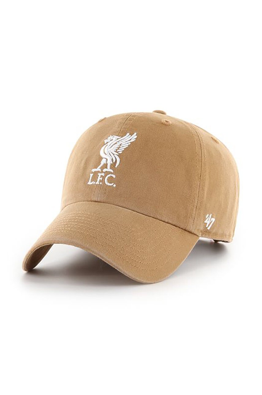 47brand sapca Epl Liverpool culoarea portocaliu, cu imprimeu