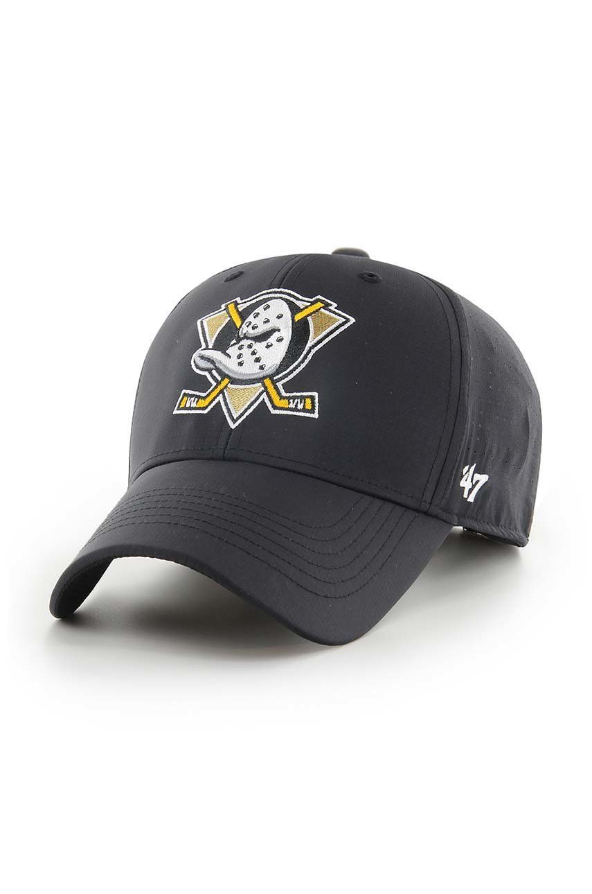 47brand czapka NHL Anaheim Ducks kolor czarny z aplikacją