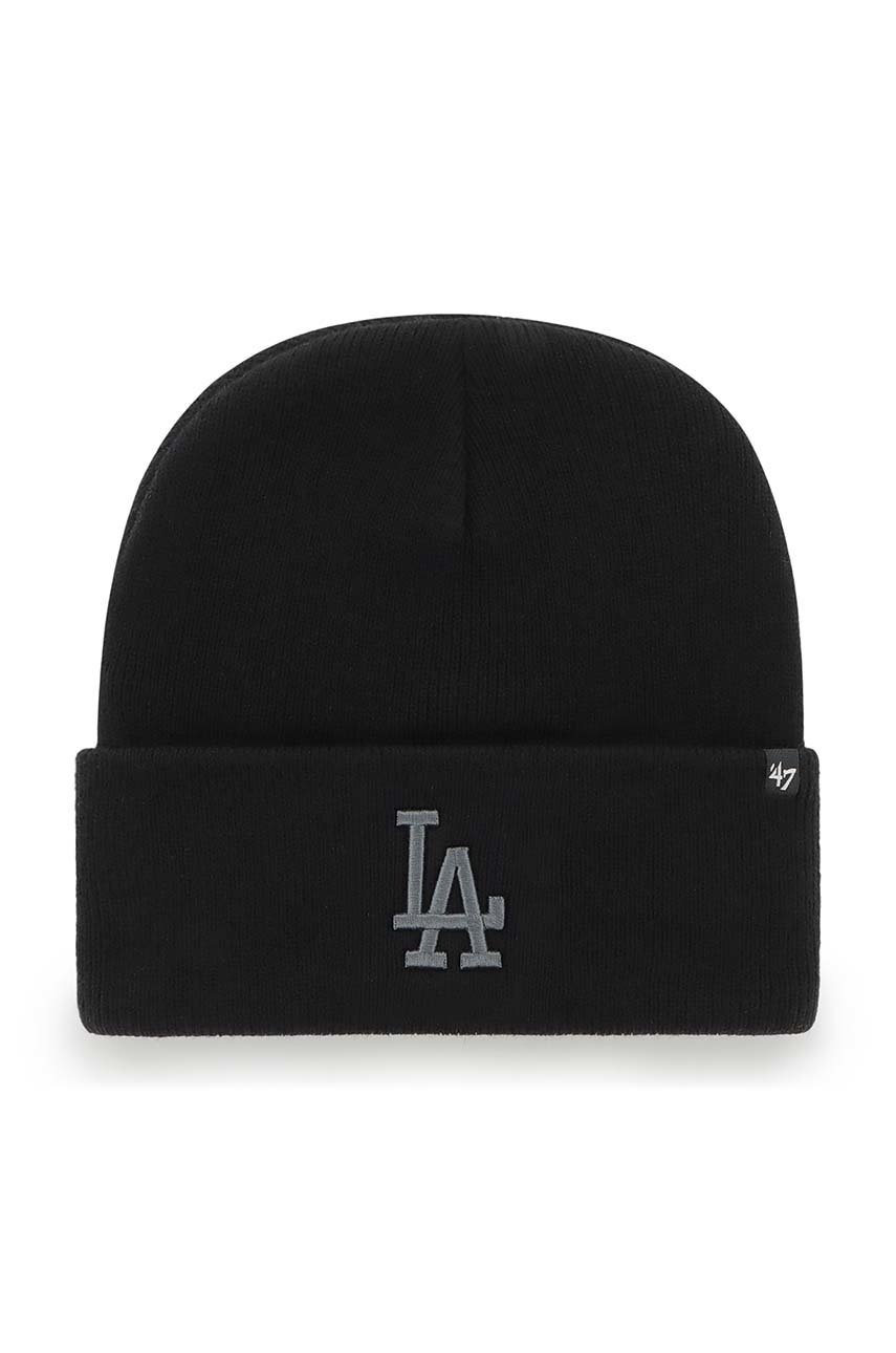 Levně Čepice 47brand Mlb Los Angeles Dodgers černá barva,