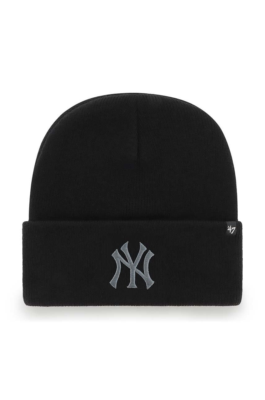 

Шапка 47brand Mlb New York Yankees в черно, Черен