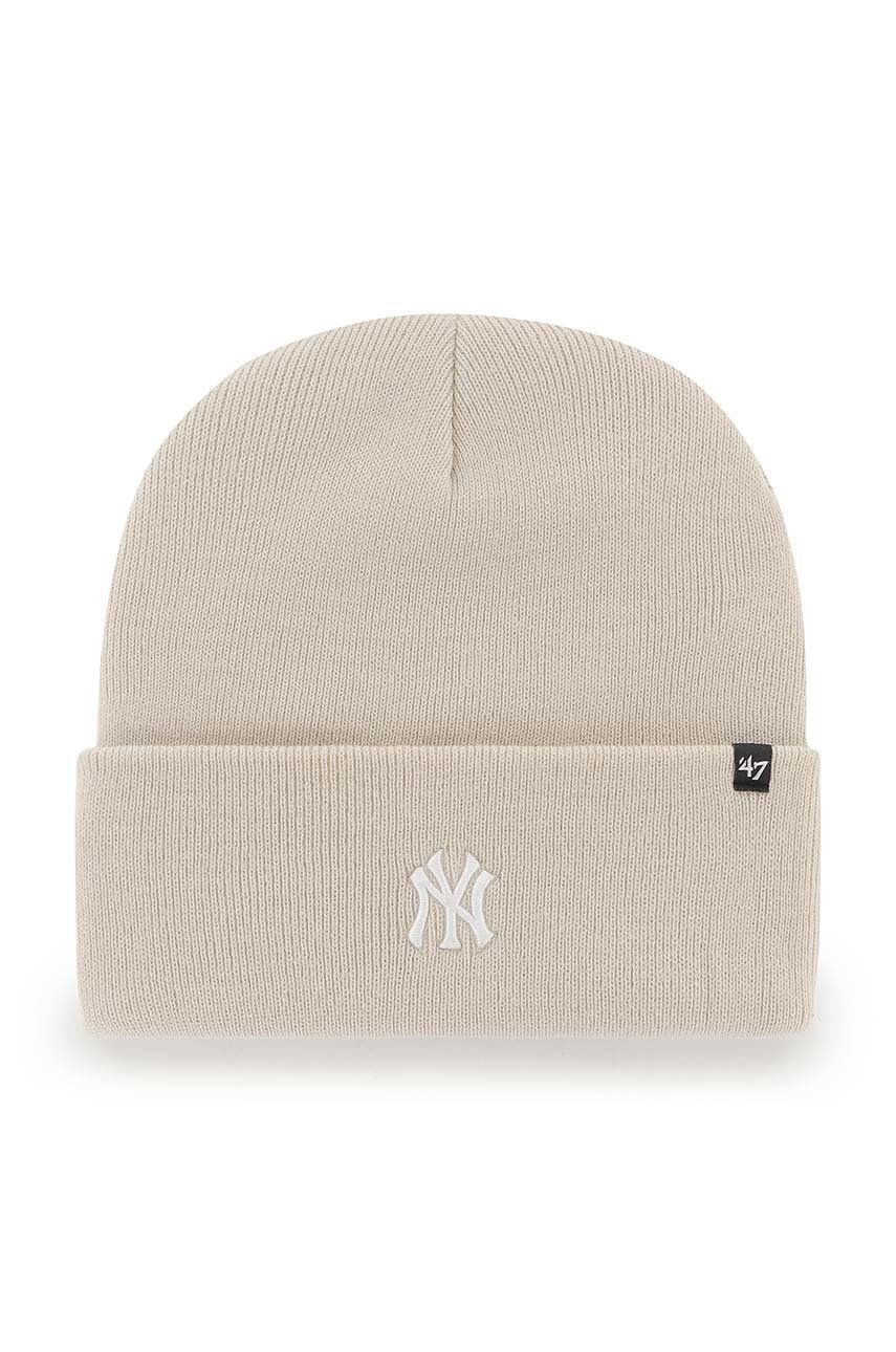 47brand caciula Mlb New York Yankees culoarea bej,