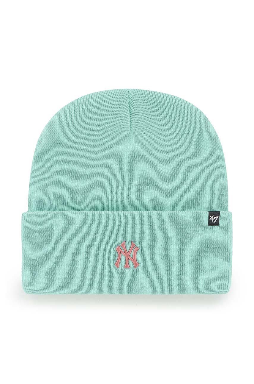 47brand caciula Mlb New York Yankees culoarea turcoaz,