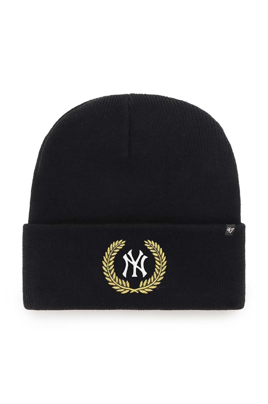 47brand caciula Mlb New York Yankees culoarea negru, 47brand imagine noua