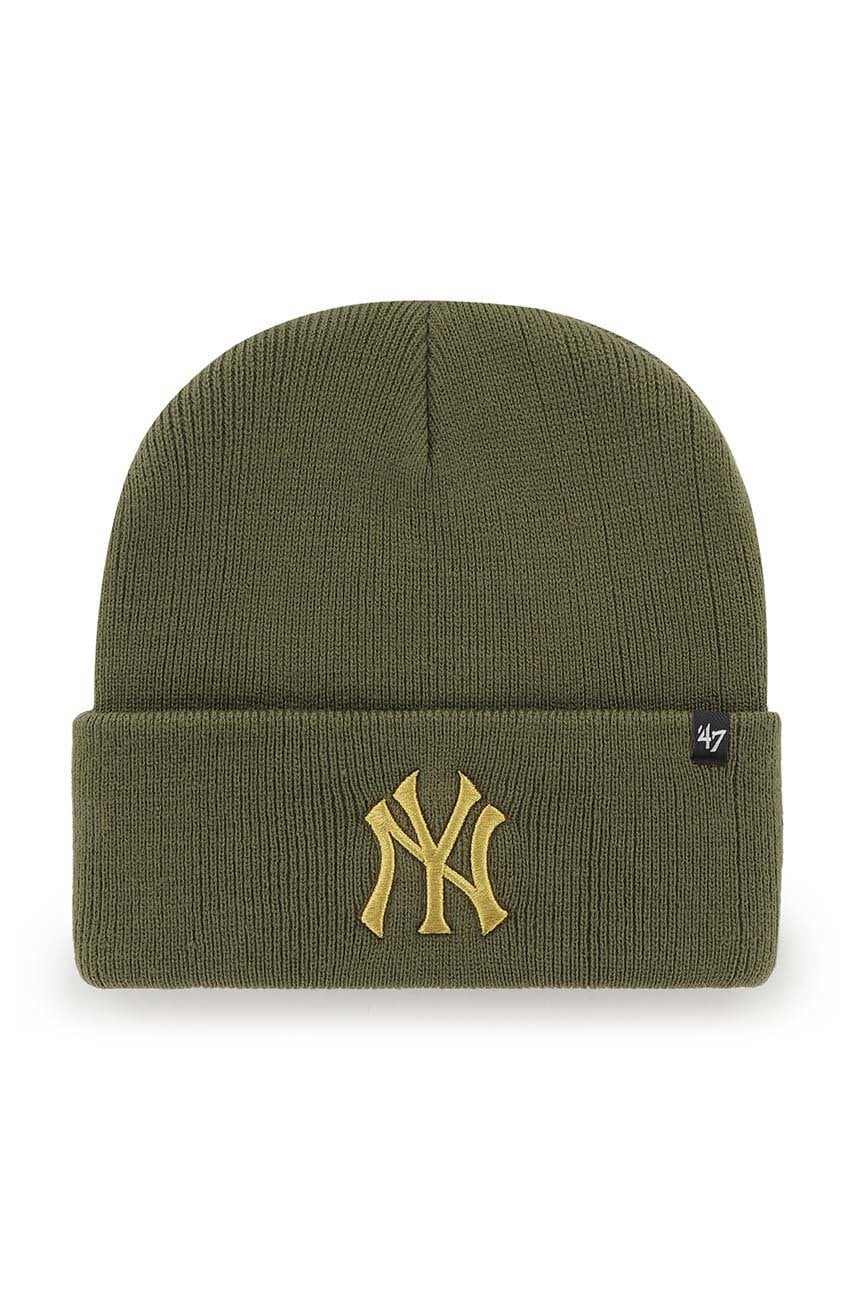 Levně Čepice 47brand Mlb New York Yankees hnědá barva,