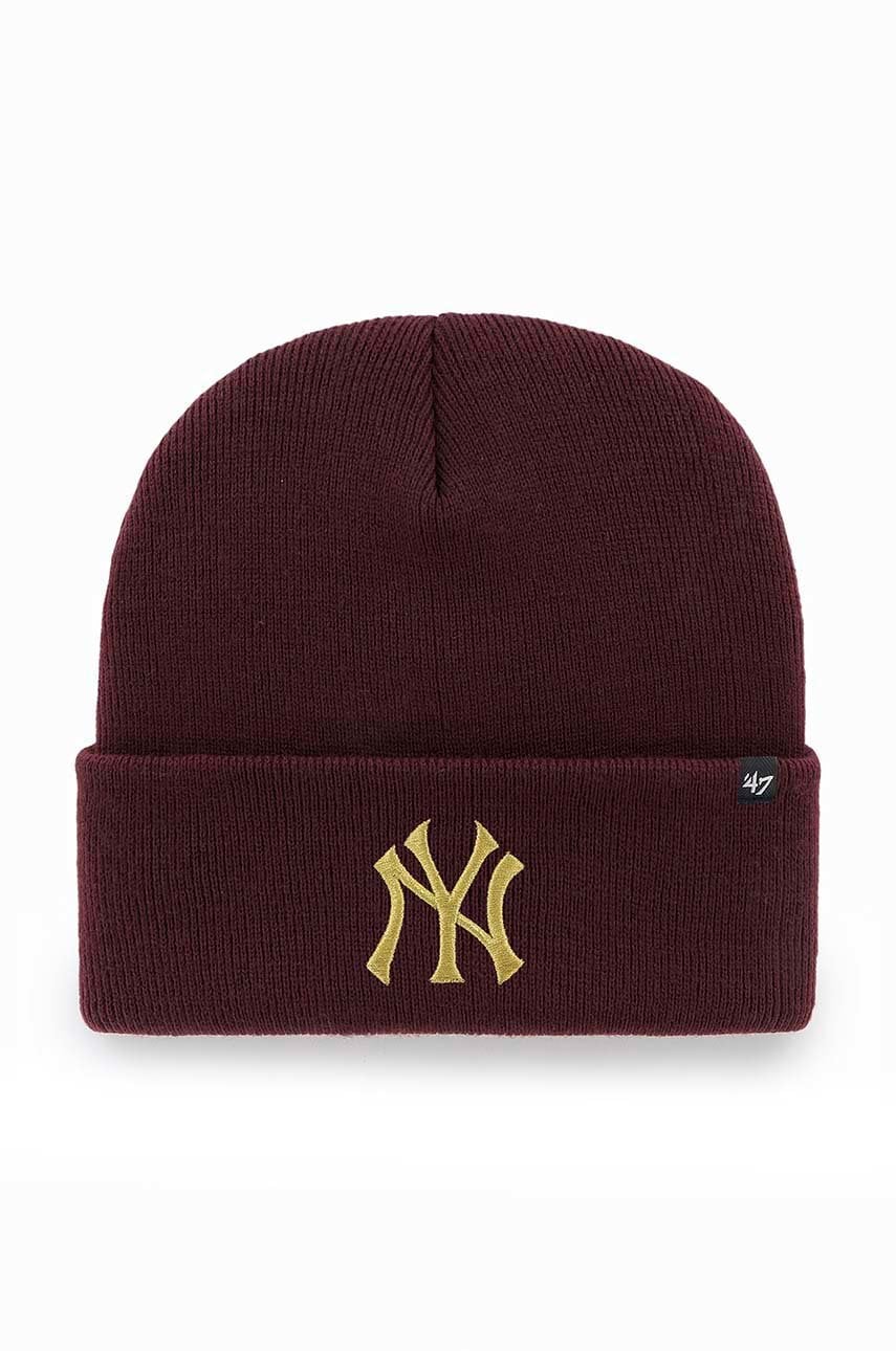 Levně Čepice 47brand Mlb New York Yankees vínová barva,