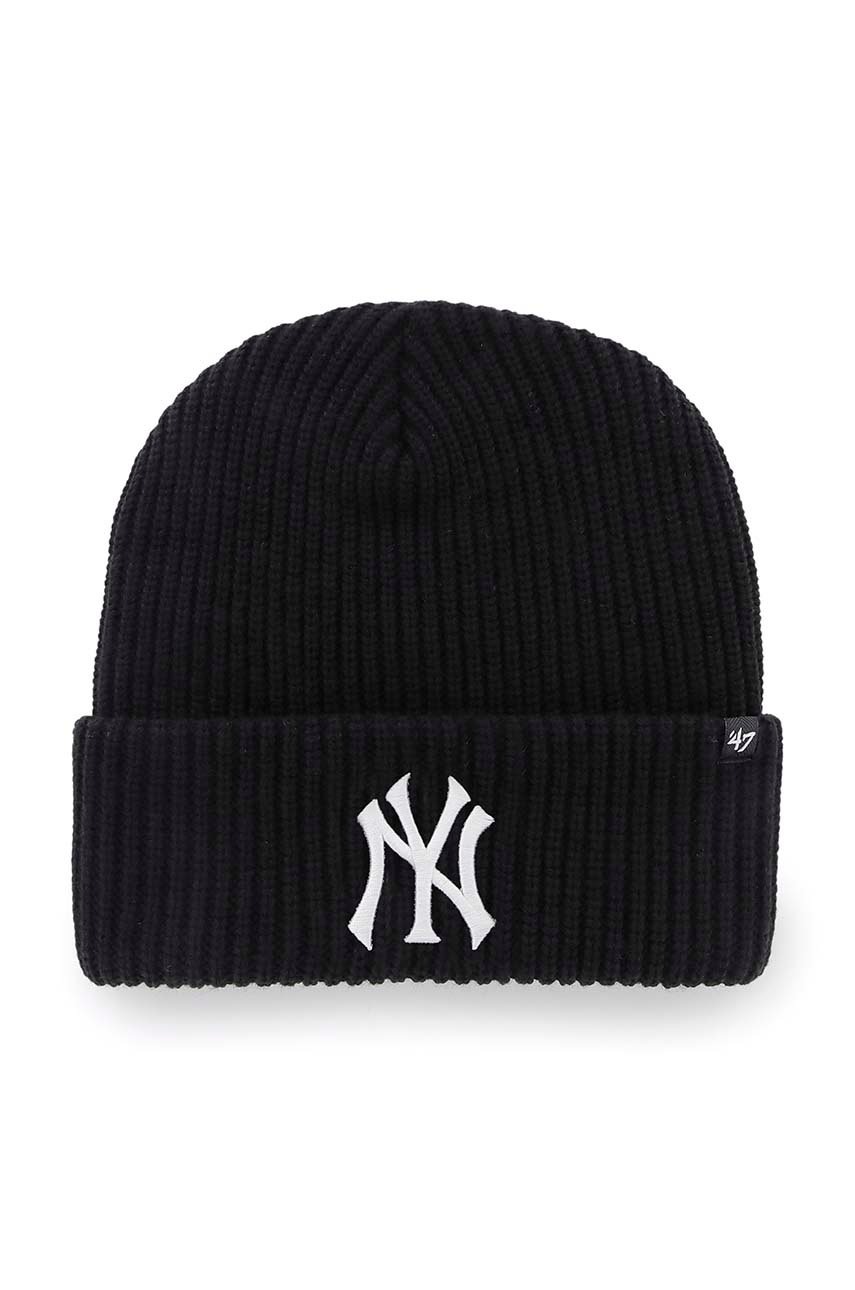 

Шапка 47brand Mlb New York Yankees в черно, Черен