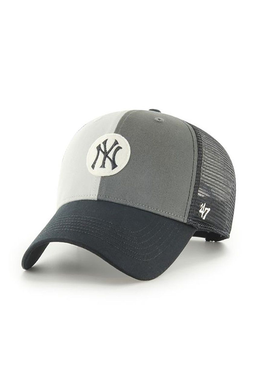 47brand caciula Mlb New York Yankees culoarea gri, cu imprimeu 47brand imagine noua