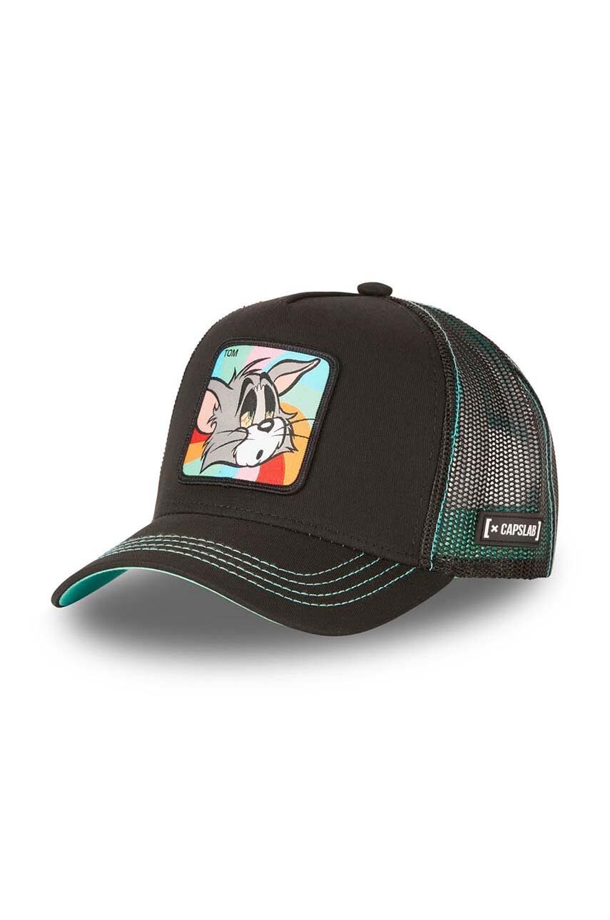 

Кепка Capslab TOM & JERRY цвет чёрный с аппликацией