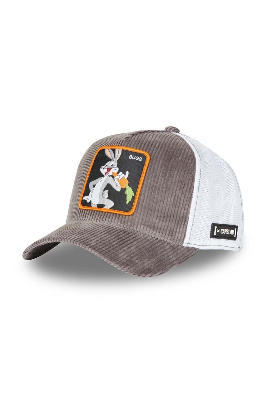 

Шапка с козирка Capslab Looney Tunes в сиво с апликация CL.LOO8.1.CT.BUG6, Сив