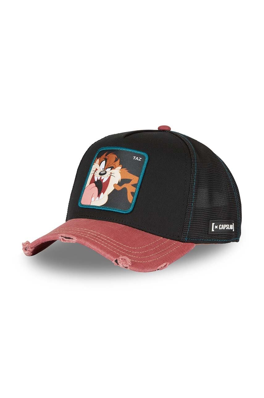 Capslab sapca Looney Tunes culoarea maro, cu imprimeu, CL.LOO8.1.CT.TAZ4 Capslab sapca Looney Tunes culoarea maro, cu imprimeu, CL.LOO8.1.CT.TAZ4