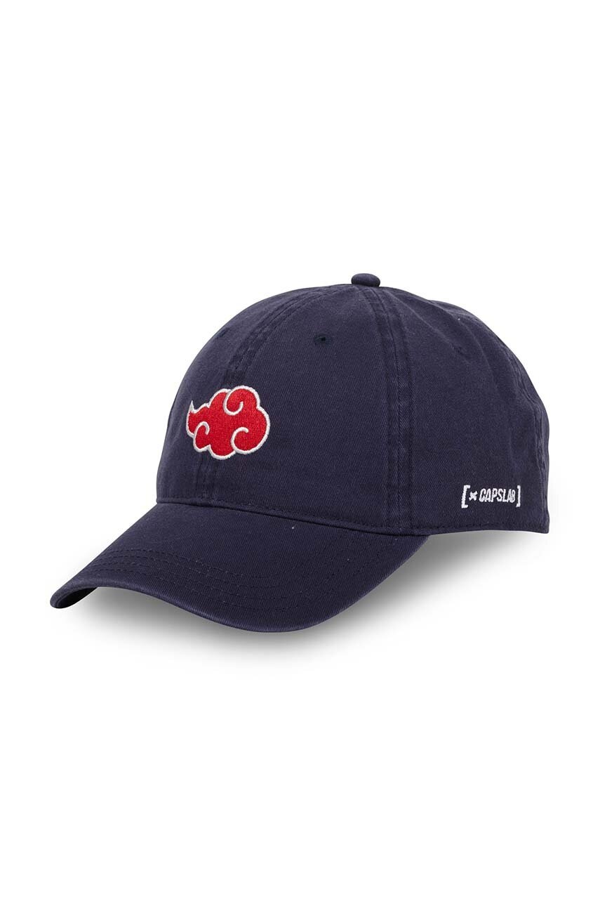Capslab șapcă de baseball din bumbac Naruto culoarea negru, cu imprimeu, CL/NS2/1/CD/NUA
