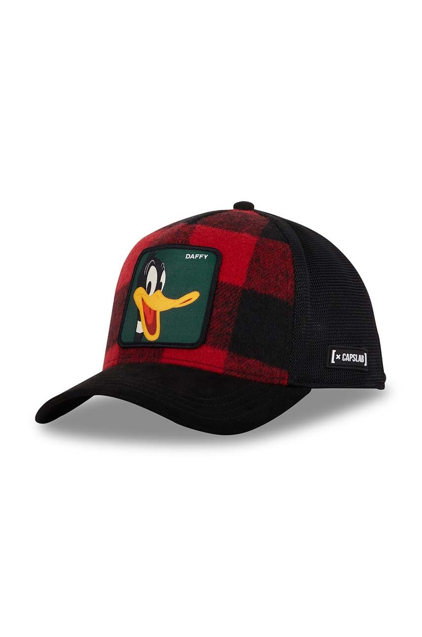 Capslab sapca x Looney Tunes culoarea negru, modelator, CL/LOO10/1/PCT/LUM
