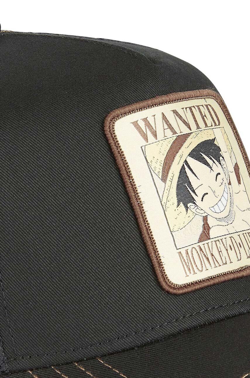 Capslab baseball sapka x One Piece fekete, nyomott mintás, CL/OP2/1/CAS/WAN1 termék 2. képe
