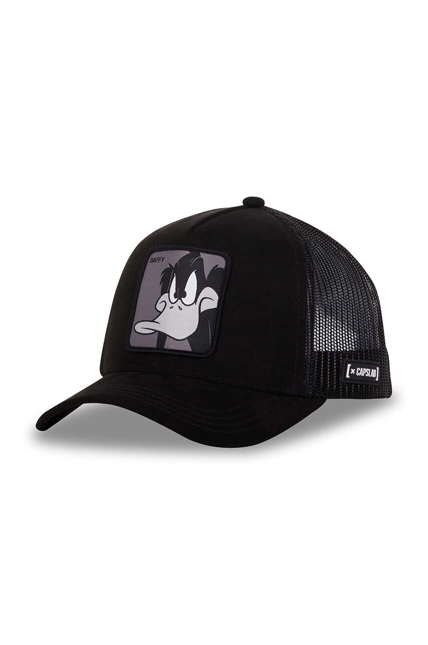 

Шапка с козирка Capslab x Looney Tunes в черно с апликация CL/LOO10/1/CT/DUC, Черен