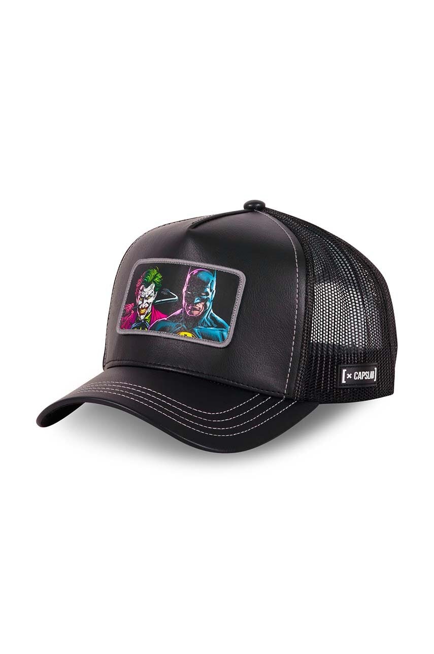 Capslab sapca x DC Comics culoarea negru, cu imprimeu, CL/DC7/1/CT/RIV Capslab sapca x DC Comics culoarea negru, cu imprimeu, CL/DC7/1/CT/RIV
