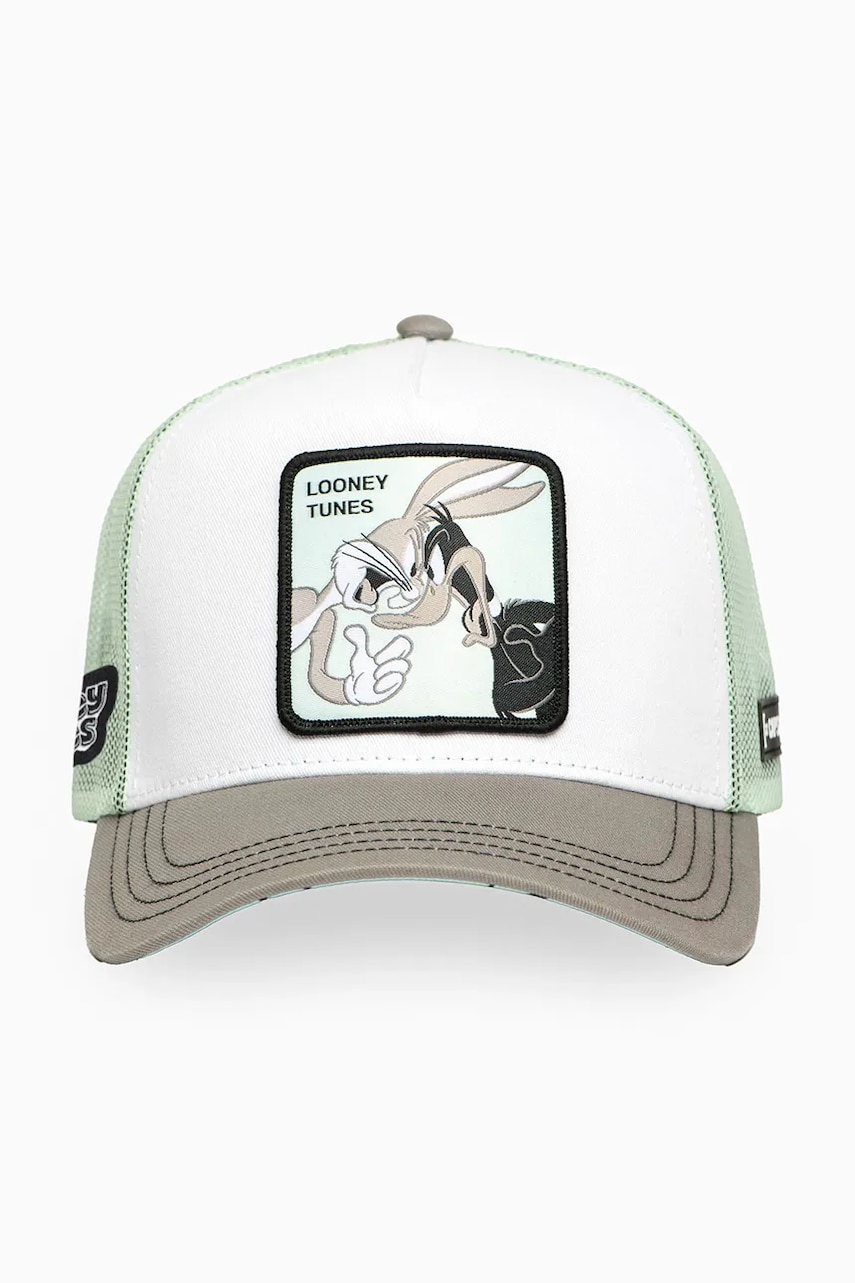 Кепка Capslab x Looney Tunes цвет белый с аппликацией CL/LOO11/1/CT/BD Кепка Capslab x Looney Tunes цвет белый с аппликацией CL/LOO11/1/CT/BD