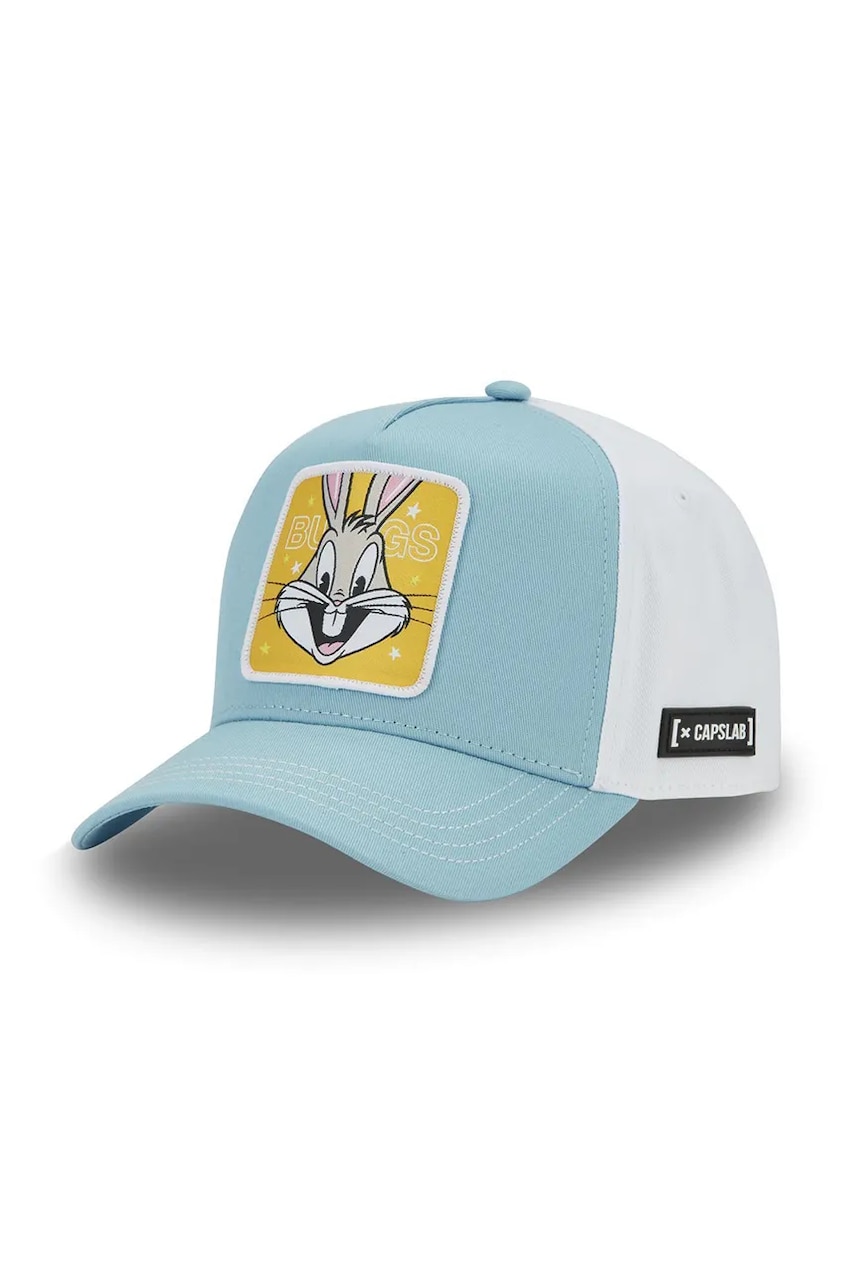 Capslab șapcă de baseball din bumbac x Looney Tunes cu imprimeu, CL/LOO11/1/CT/BEP2 Capslab șapcă de baseball din bumbac x Looney Tunes cu imprimeu, CL/LOO11/1/CT/BEP2