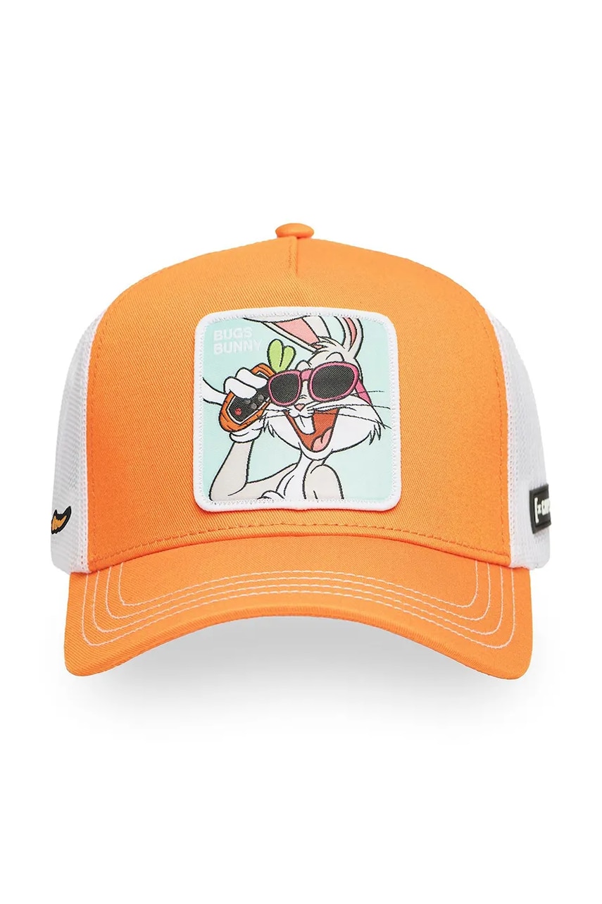 Кепка Capslab x Looney Tunes цвет оранжевый с аппликацией CL/LOO11/1/CT/BUG2 Кепка Capslab x Looney Tunes цвет оранжевый с аппликацией CL/LOO11/1/CT/BUG2