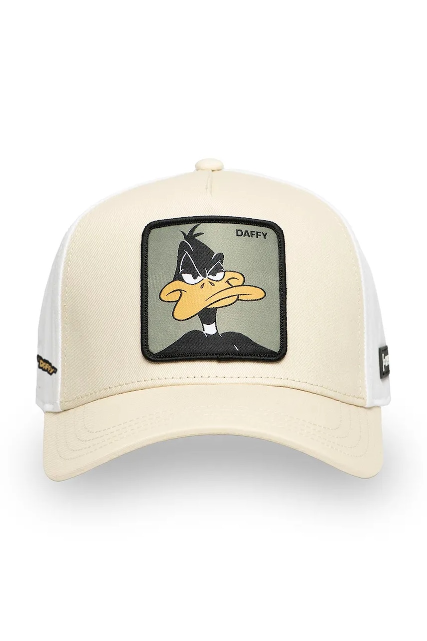 Кепка Capslab x Looney Tunes цвет бежевый с аппликацией CL/LOO11/1/CT/DAF2 Кепка Capslab x Looney Tunes цвет бежевый с аппликацией CL/LOO11/1/CT/DAF2