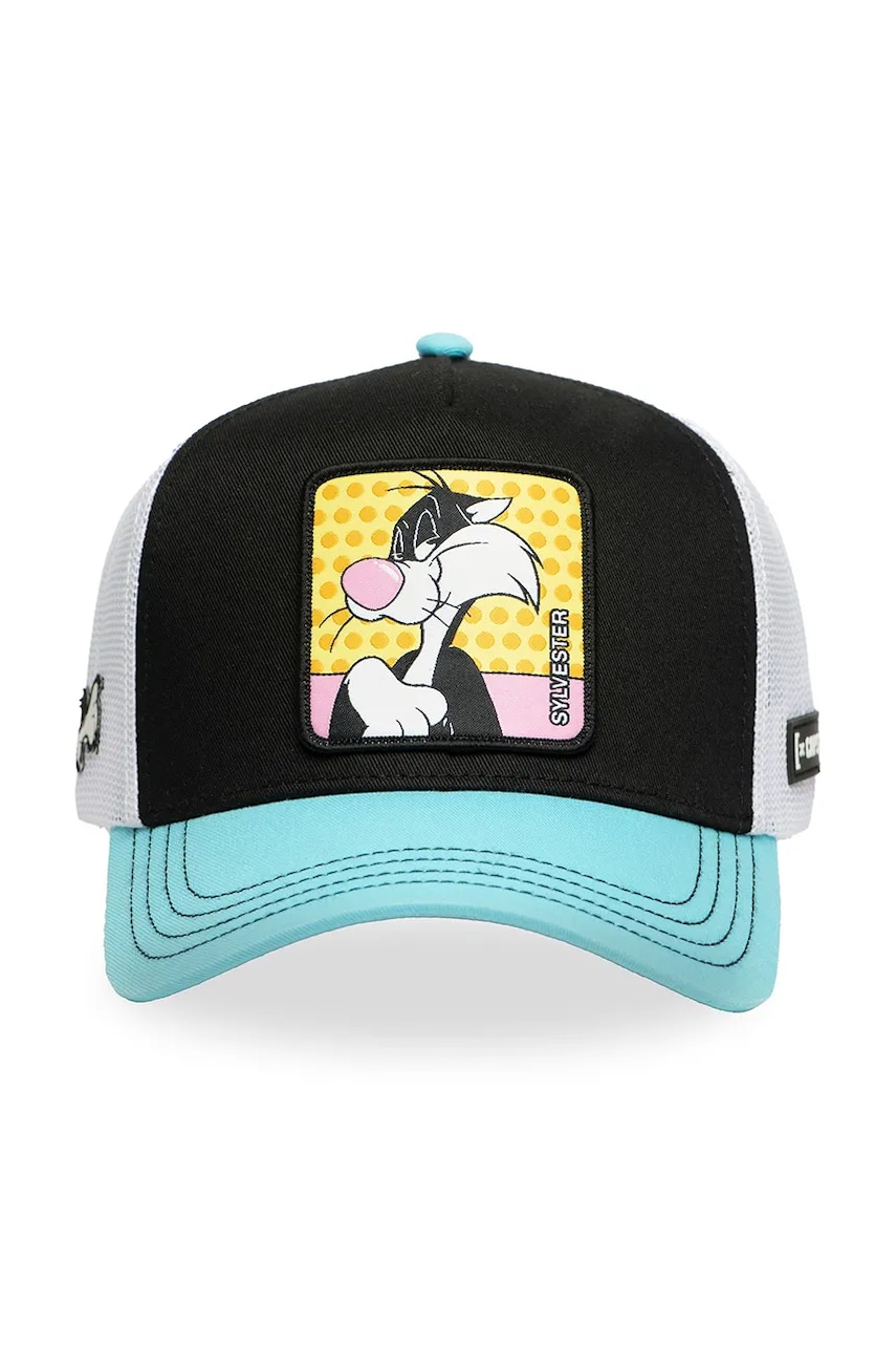 Кепка Capslab x Looney Tunes цвет чёрный с аппликацией CL/LOO11/1/CT/SYL Кепка Capslab x Looney Tunes цвет чёрный с аппликацией CL/LOO11/1/CT/SYL