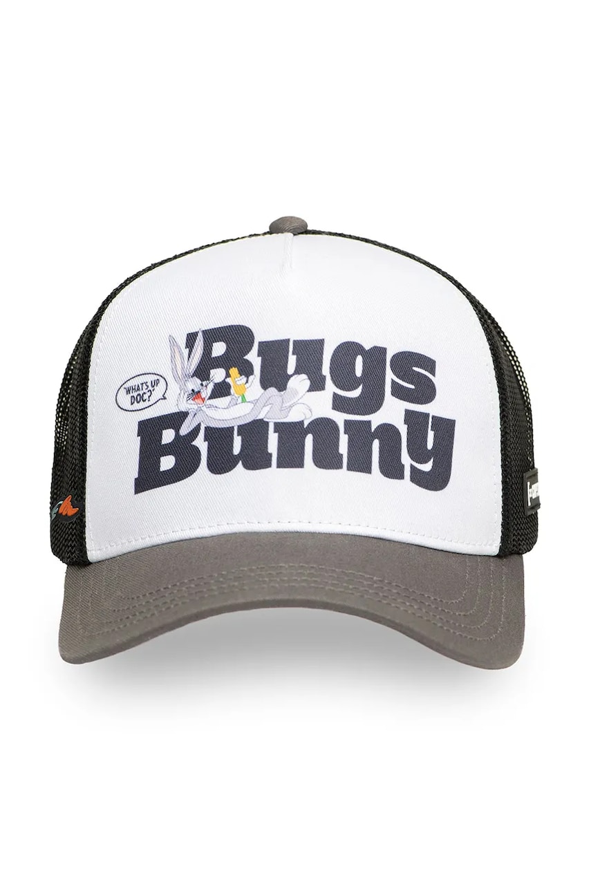 Кепка Capslab x Looney Tunes цвет белый с принтом CL/LOO11/1/CT/WHA Кепка Capslab x Looney Tunes цвет белый с принтом CL/LOO11/1/CT/WHA