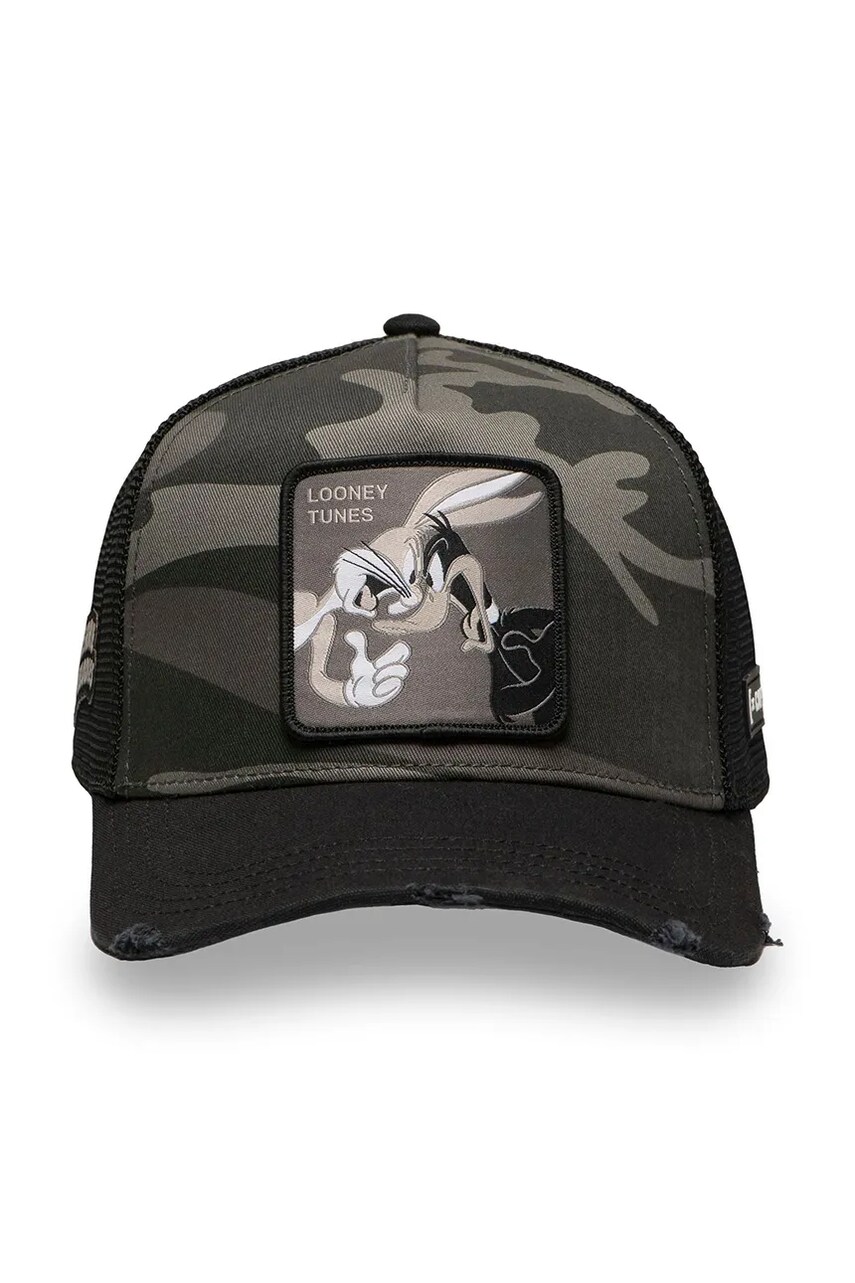 Кепка Capslab x Looney Tunes цвет чёрный с аппликацией CL/LOO11/1/PCT/BD Кепка Capslab x Looney Tunes цвет чёрный с аппликацией CL/LOO11/1/PCT/BD