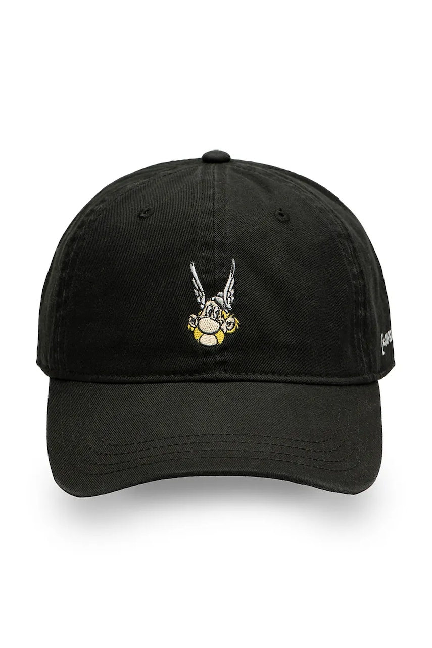 Хлопковая кепка Capslab x Asterix цвет чёрный однотонная CL/AST1/1/CD/AST Хлопковая кепка Capslab x Asterix цвет чёрный однотонная CL/AST1/1/CD/AST