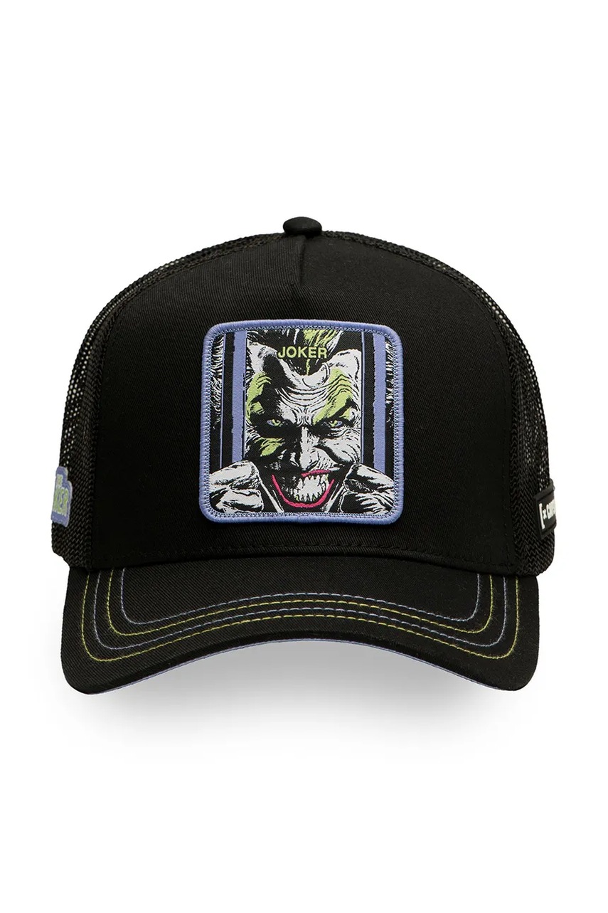 Кепка Capslab x DC Comics цвет чёрный с аппликацией CL/DC8/1/CT/JOK Кепка Capslab x DC Comics цвет чёрный с аппликацией CL/DC8/1/CT/JOK