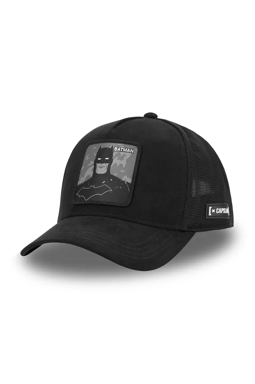 Levně Kšiltovka Capslab x DC Comics černá barva, s aplikací, CL/DC8/1/PCT/DAR