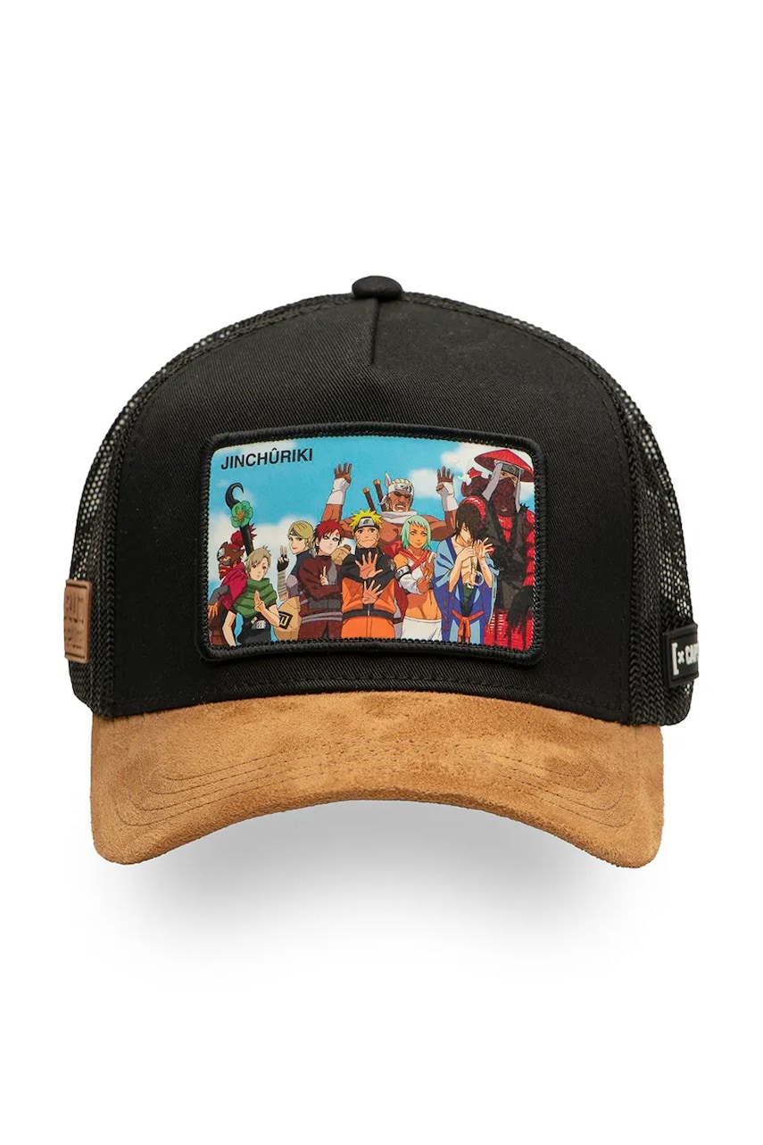 Кепка Capslab x Naruto цвет чёрный с аппликацией CL/NS4/1/CT/JIN Кепка Capslab x Naruto цвет чёрный с аппликацией CL/NS4/1/CT/JIN