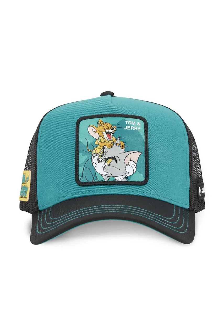 Кепка Capslab x Tom & Jerry цвет зелёный с аппликацией CL/TAJ6/1/CT/ADV Кепка Capslab x Tom & Jerry цвет зелёный с аппликацией CL/TAJ6/1/CT/ADV