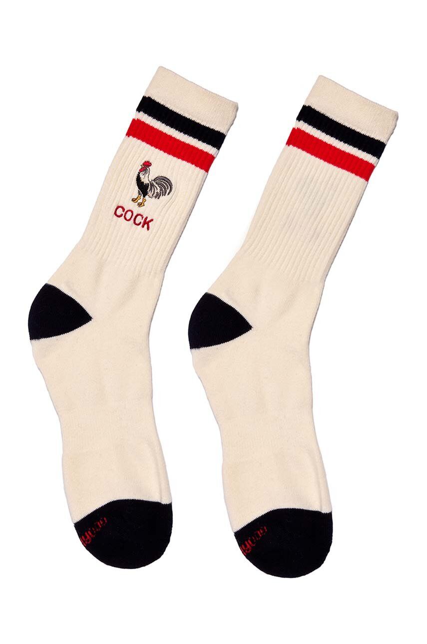 Ponožky Goorin Bros béžová barva - béžová - 66 % Polyester