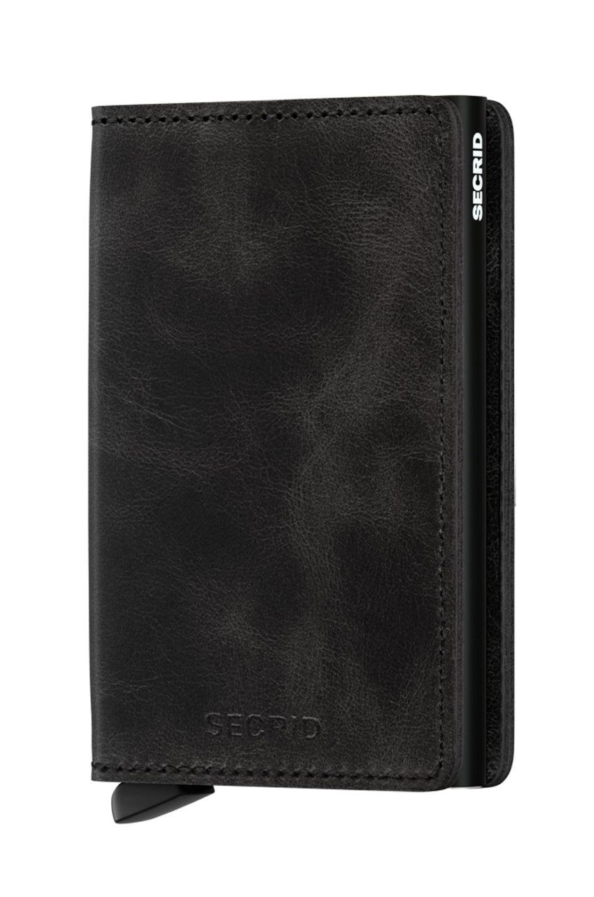 Secrid portofel de piele SV.Black-Black