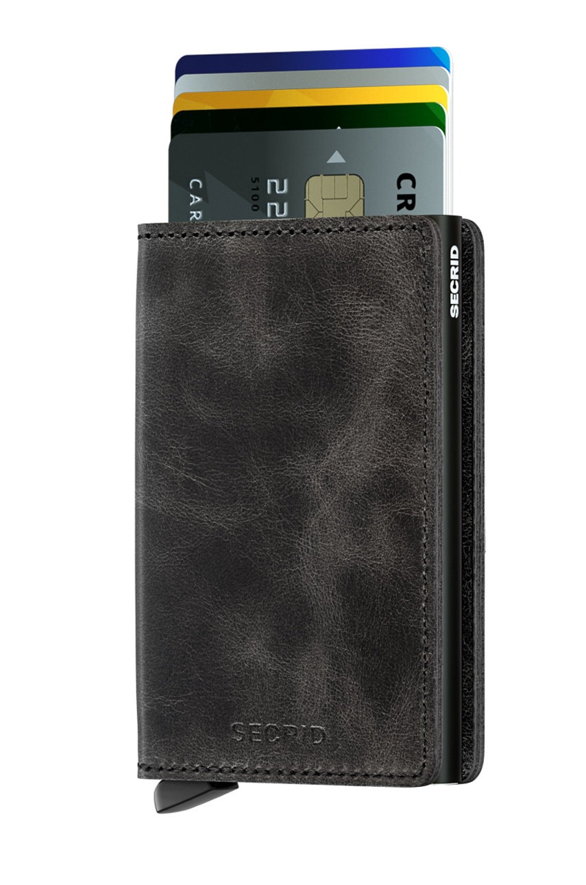 Secrid δερμάτινο πορτοφόλι SV.Black φωτογραφία